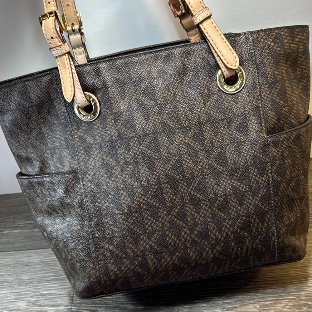 Michael Kors Dark Brown Signature Tote